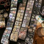 Vintage Natural Stamps Washi Tape Junk Journals Card DIY Scrapbooking Stickers