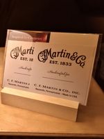 2 Martin Est 1833 Handcrafted Label REPRO Nazareth PA D18 D28 OM45 Acoustic