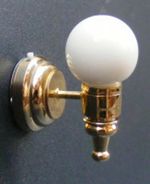 Dolls House Globe Wall Working LED Battery Light 1:12 Scale DE304 tumdee