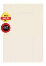 Shaker door drawer front replacment all sizes 90mm frame 18mm Cream / Ivory