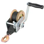 DASBET Boat Trailer Winch Hand Winch Crank Cable with 16FT Black Webbing | 5M He