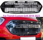 Gloss Grill For Ford Transit Custom Grill 2018-2023 Raptor Style Grille w/Letter