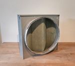 500mm Inline Ducting Filter Box With Filter & Mesh - Used For One Job Only