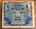 Germany Allied Military Banknote. 1 Mark. Serie 1944. P192. Circulated 