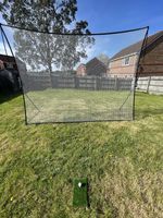 Golf Simulator Package Bundle/Garmin R10 Launch Monitor/Tee& Mat/Golf Impact Net