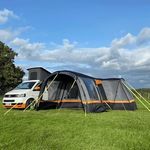 OLPRO Cocoon Breeze Campervan Awning Extension - Charcoal & Orange