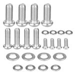24 Pack Universal TV Mounting Hardware Kit, M4/M6/M8 Vesa Screws Stainless Steel