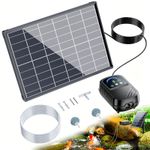 Biling Solar Pond Aerator 8W with 5000mAh Battery for Small Koi Pond