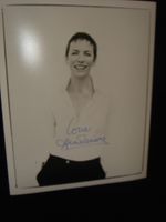 ANNIE LENNOX, EURYTHMICS, superb 10x8" B&W photo hand-signed with COA