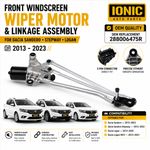 Front Windscreen Wiper Motor & Linkage Dacia Sandero  Stepway Logan 2013-2023