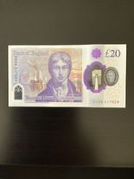 1x New Uncirculated £20 Note King Charles III Polymer Serial EH39
