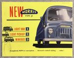 MORRIS J2 Light Van, Light Pick-up & Minibus Sales Brochure May 1956 Ref H.5617