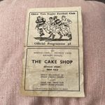1960 EBBW VALE V NEATH WELSH CLUB RUGBY UNION PROGRAMME