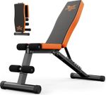 Multi Exercise Adjustable Folding Fitness Workout Bench with 7 Positions Fitness