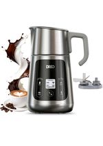 DREO All in 1 Milk Frother, Electric Milk & Hot Chocolate Maker, Quiet Frother