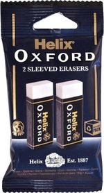 Helix Oxford Erasers Oxford Blue Large Twin Pack