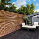 Western Red Cedar Skyline Fence Slats 1.83m x 18mm x 44mm (Bundle of 16) Fencing