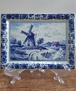 Royal Delft Master Signed Plaque - M. de Bruyn (MdB) - 1985 Hand Painted - Mint
