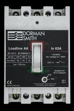 DORMAN SMITH 63 AMP 25kA TRIPLE POLE MCCB LOADLINE AA LLBAAT63