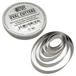 Green Stuff World Clay Cutters for Bases - Ovals 6pcs