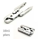 Mini Folding Multitools Pocket Plier Outdoor Survival Tool Multi-functional UK