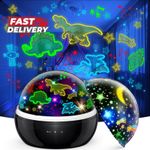 EUCOCO Sensory Toys for Babies, Baby Toy 6 to 12 Months Kids Night Black