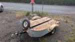 Motorcycle Trailer Rat Look With Jockey Wheel And Spare Tyre