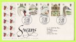 G.B. 1993 Swans set on Royal Mail First Day Cover, London