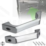 Alloy Interior door grab pull handles brushed Stainless for Classic Defender