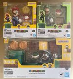BANDAI S.H.Figuarts SHF Super Mario / Luigi / Playset Action Figure Model Toys
