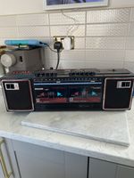 Phillips Vintage D8168 Double Deck Sounmachine Boom Box 80s Stranger Things Vibe