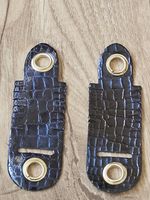 DARK NAVY LEATHER ALYMERI ANKLETS FOR FALCONRY