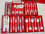 7 SETS of 6pcs ONEDIA hampton court pattern cutlery