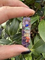 Amethyst Point with The 7 Chakra Pendant