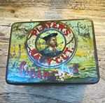 Player's Navy Cut Vintage Pre-1970 Metal Cigarette Tin, Nautical Design