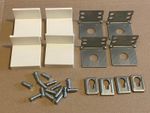 IKEA Kallax Mounting Kit White x 4 Pack Set - 115753, 115754, 103693, 100372 ...