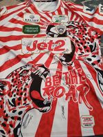 Leigh Leopards 2025 Squad Signed Rugby Shirt Rugby League Autograph