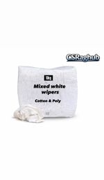 10kg Mixed White Wiper Mechanical Industrial Cleaning Cloths 10kg FREE DELIVERY