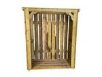 Premium Heavy Duty Wooden Log Store, Handmade FromTreated Swedish Redwood