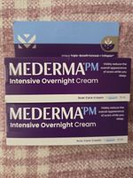 2 PACK MEDERMA PM INTENSIVE OVERNIGHT SCAR REDUCER CARE CREAM 20ML SEALED BOX