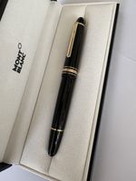 Montblanc Le Grande Meisterstuck 146 Fountain Pen Black Gold Trim 2007 Nib M