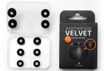 Divinus Velvet Wide Bore tips 5 sizes. For IEMs/Earphones  + case & extras tips