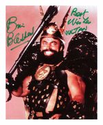 BRIAN BLESSED - FLASH GORDON AUTOGRAPH SIGNED PHOTO POSTER