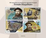 FERDINAND MAGELLAN Explorer East Indies Expedition Stamp Sheet #1 2021 Sao Tome