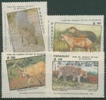 Paraguay 1992 Rare Animals Ocelot Tapir 4563/66 MNH