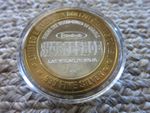 LAS VEGAS BINIONS HORSESHOE CASINO $10 DOLLAR GAMING TOKEN .999 SILVER (RARE)