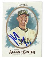 SEAN MANAEA OAKLAND A'S SIGNED 2017 A&G CARD NEW YORK METS GIANTS PADRES A'S
