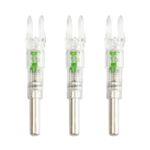 ㄧNocturnal Lighted Nocks For Archery 3 Pack 4.5cm For 6.2mm Automatic PE