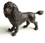 VINTAGE BRONZE FIGURE OF A POODLE DOG