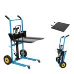 KATSU Tools 200kg Hydraulic Trolley Lift with Platform, 90cm Height